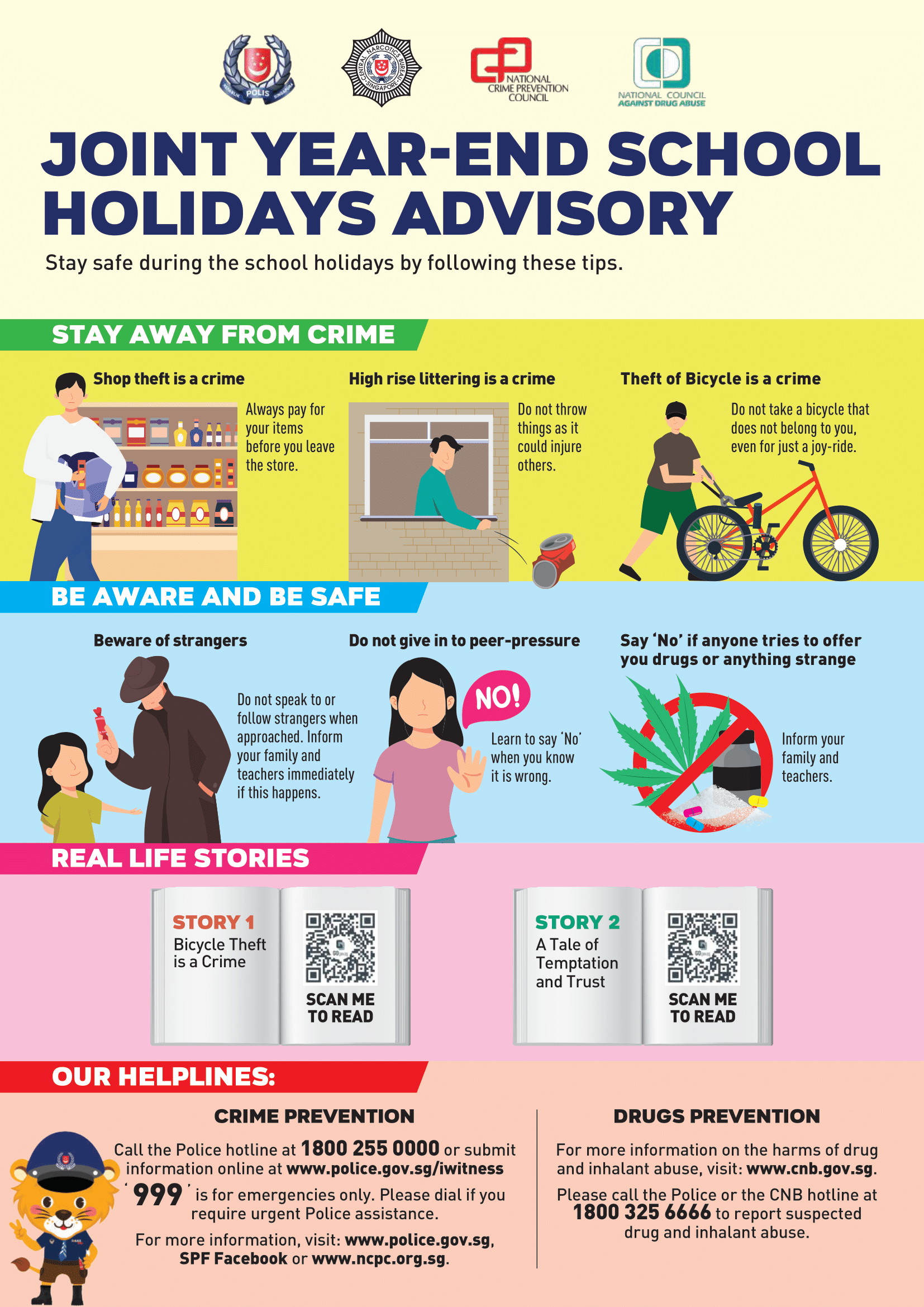Joint Year-End School Holidays Advisory